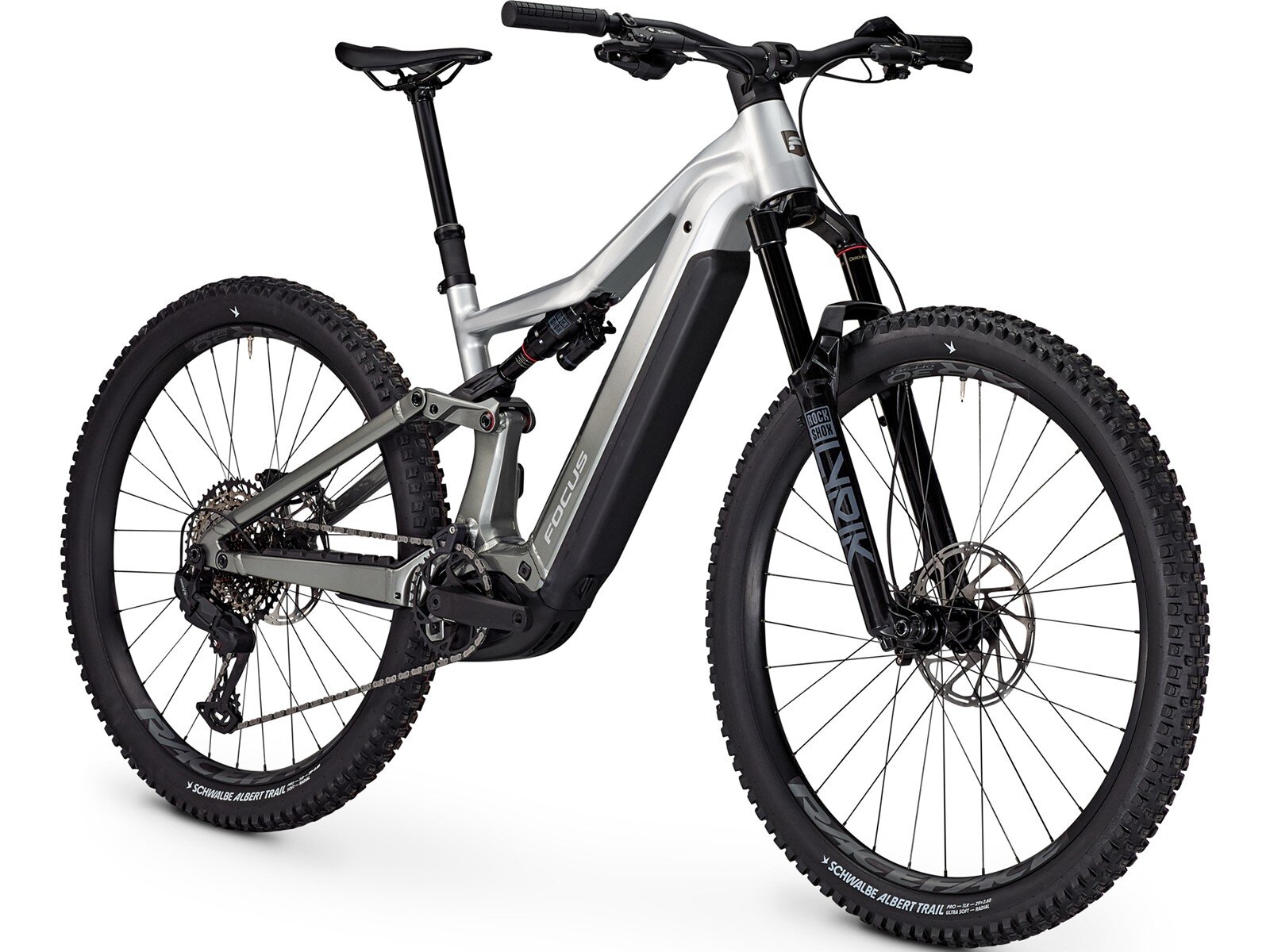 Focus Jam 68 Full Suspension Electric Mountain Bike Eagle 70 12 Speed Nepalsilversteelgrey 29 800wh 2025